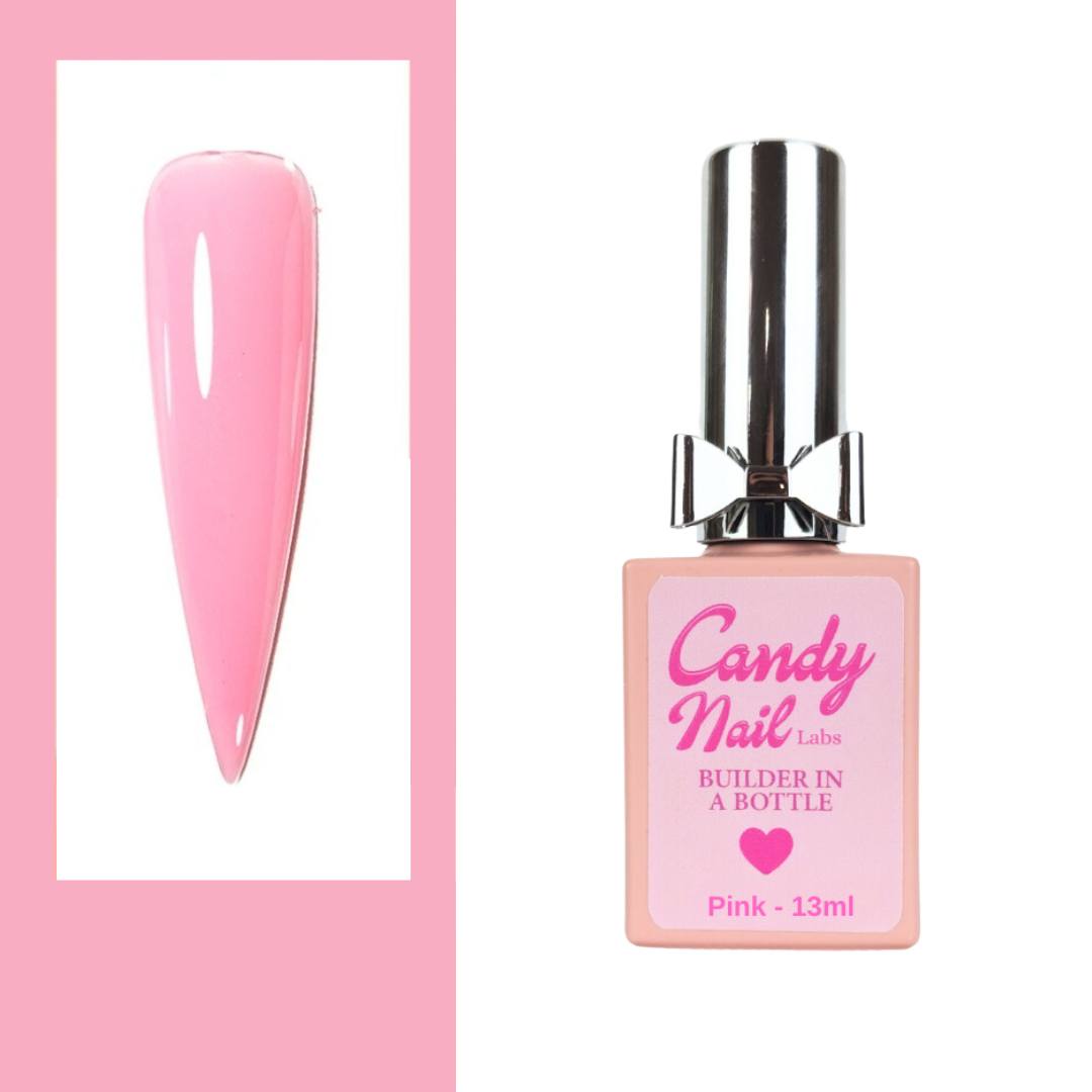 Pink Builder in a bottle 