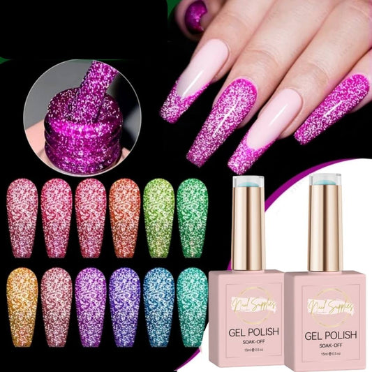Reflective Glitter Gel Polish