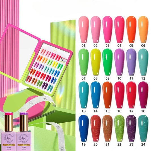 Neon Gel Polish Set By Nail Supplies Australia