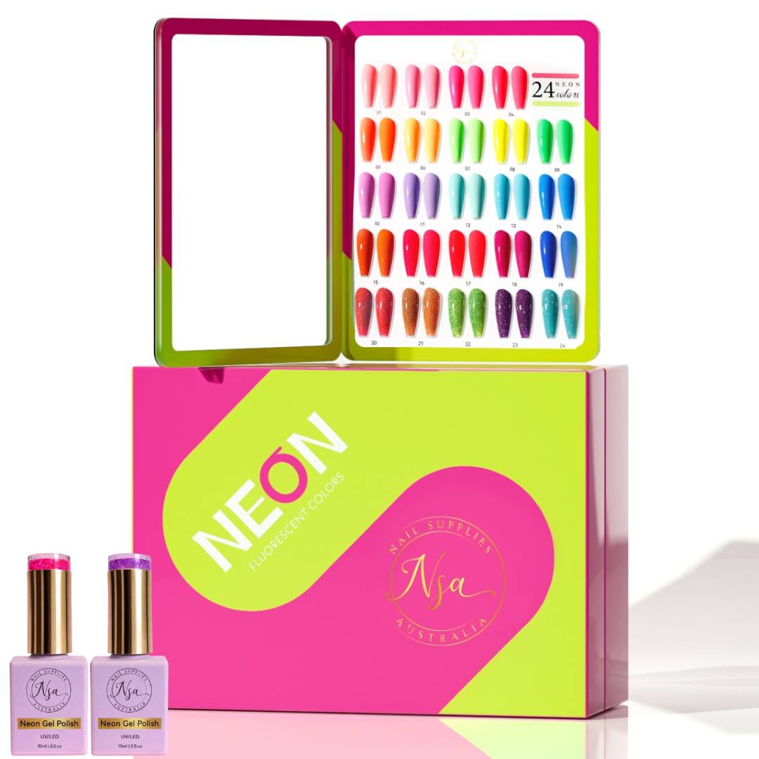 Neon Gel Polish Set By Nail Supplies Australia