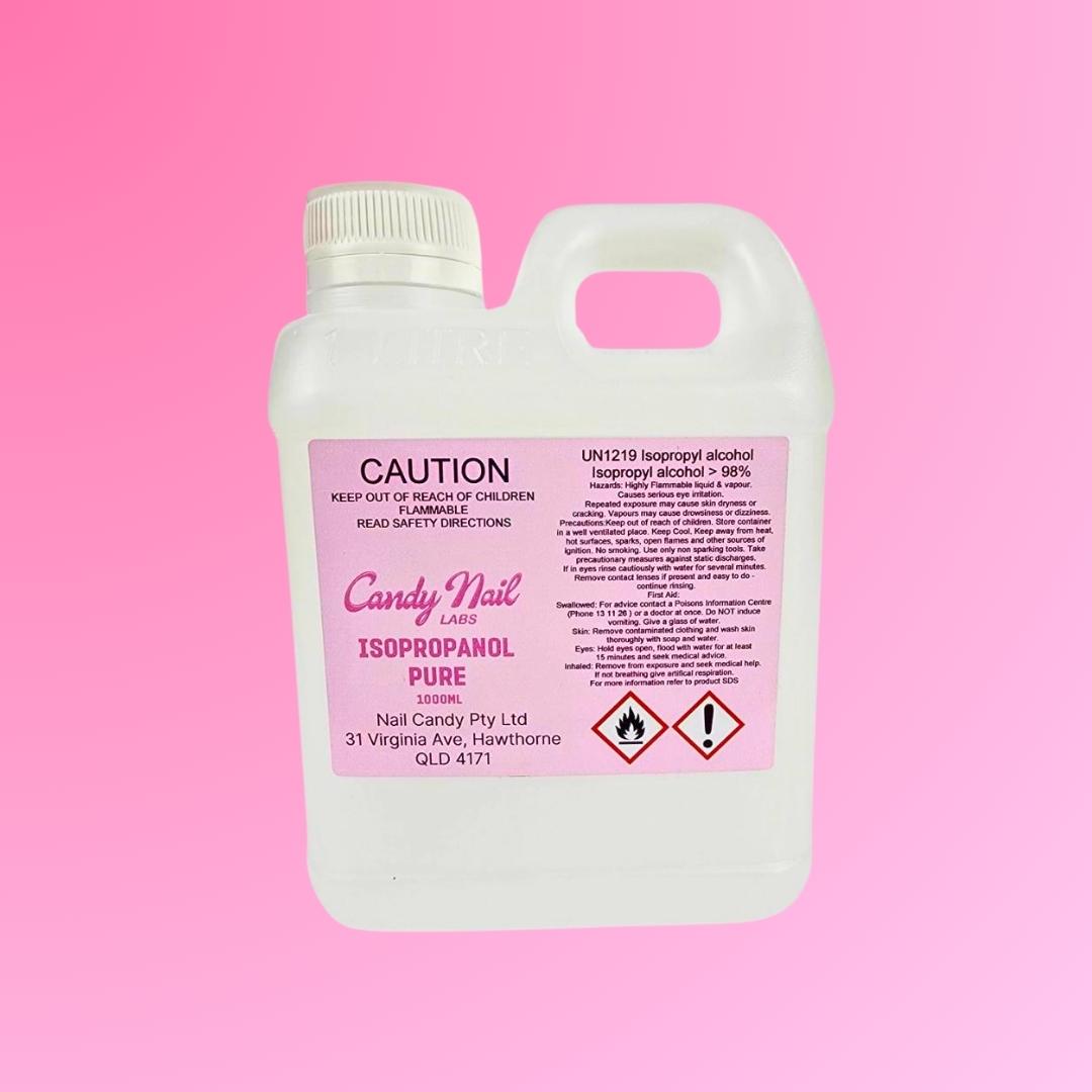 Candy Nail Labs Pure Acetone & Isopropanol Combo – 1 Litre