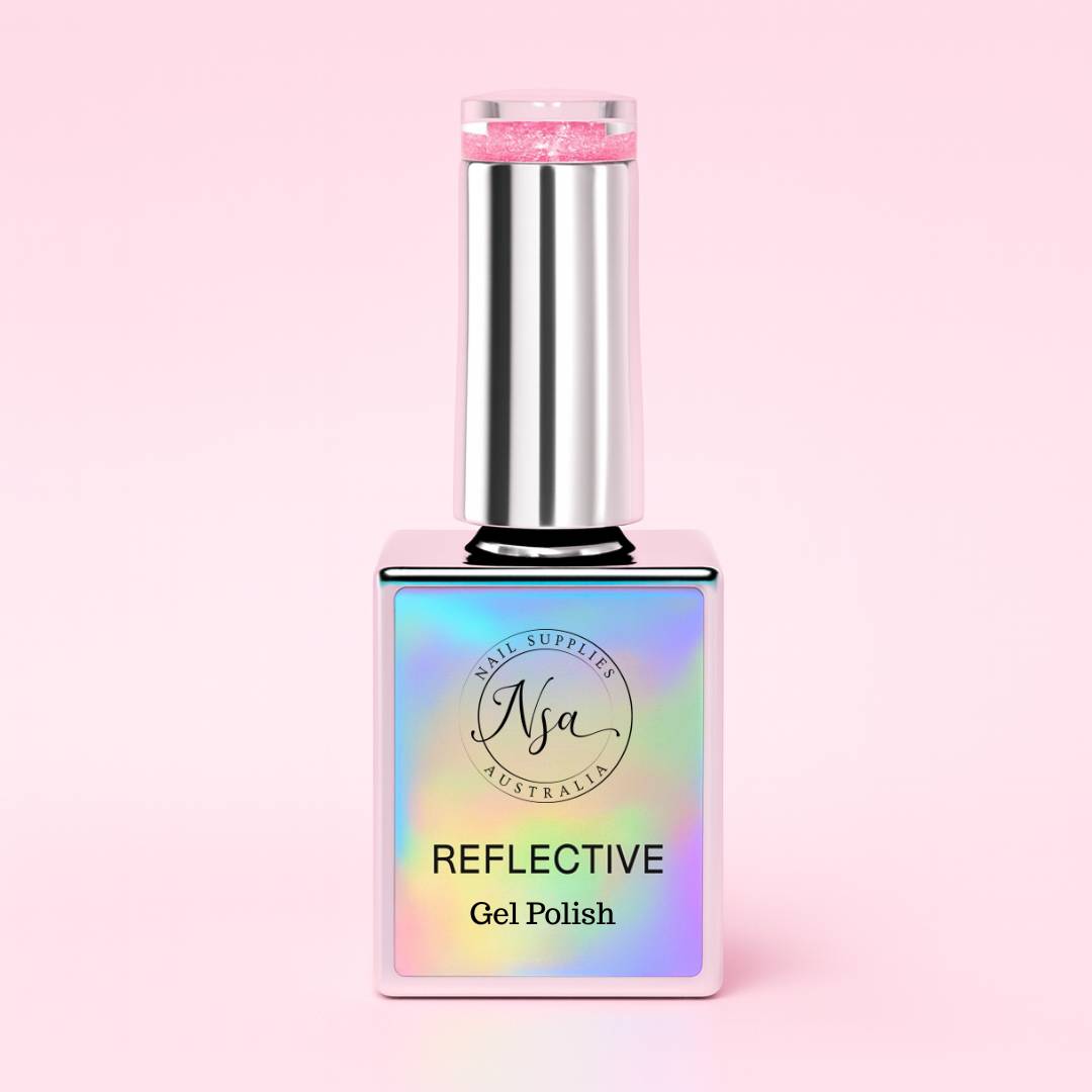 Reflective Glitter Gel Polish by Nail Supplies Australia 