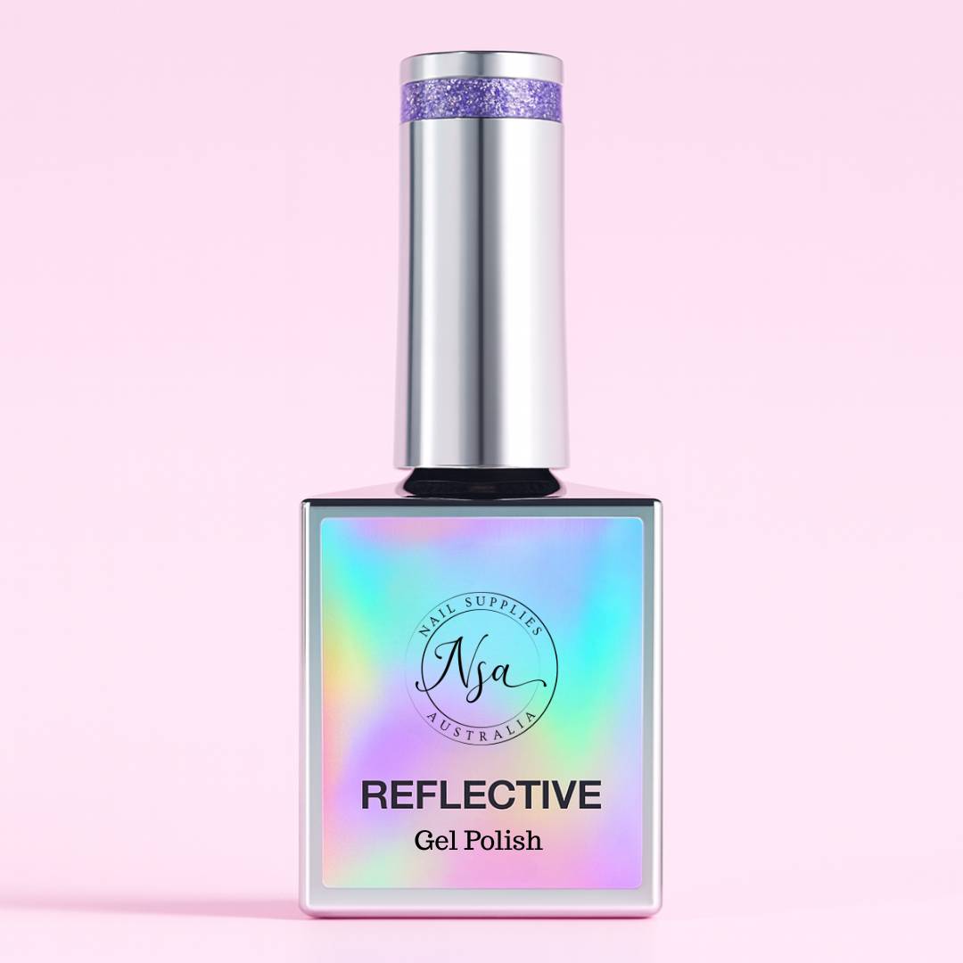 Reflective Glitter Gel Polish by Nail Supplies Australia 