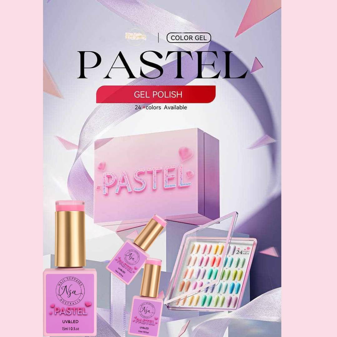 Pastel Gel Polish Nail Supplies Australia