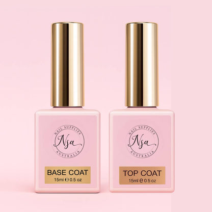 Nail Supplies Australia Base Gel Top Coat Set