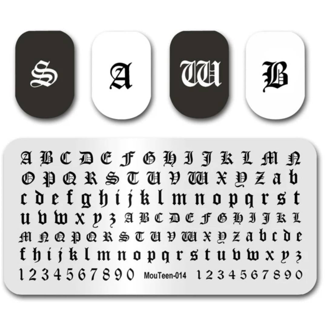 old English nail stamps 