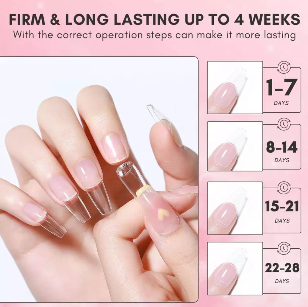 soft gel nail tip gel