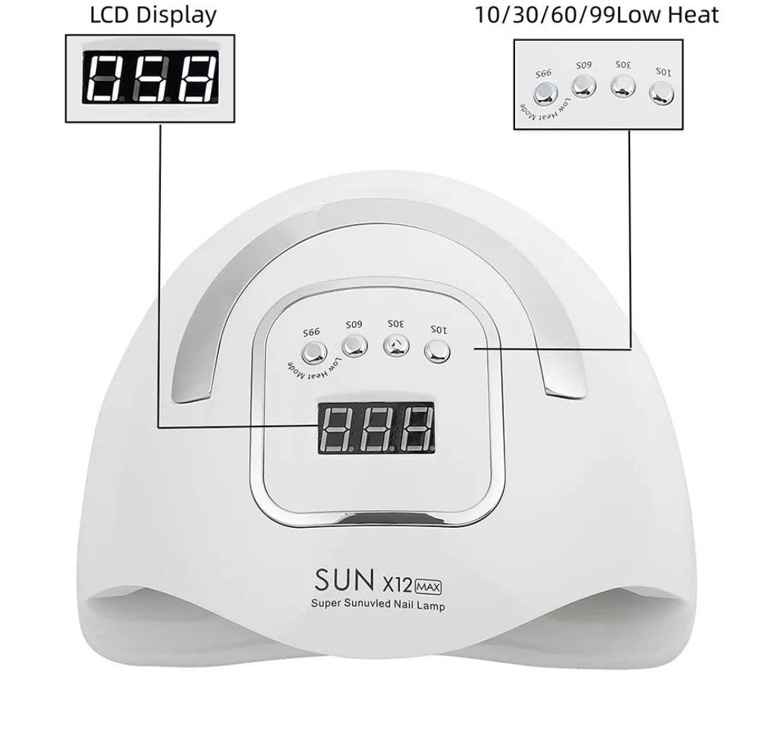 SUN X12 MAX UV LED Nail Lamp