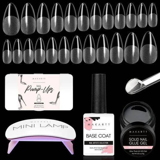 Makartt soft gel nail tip kit 