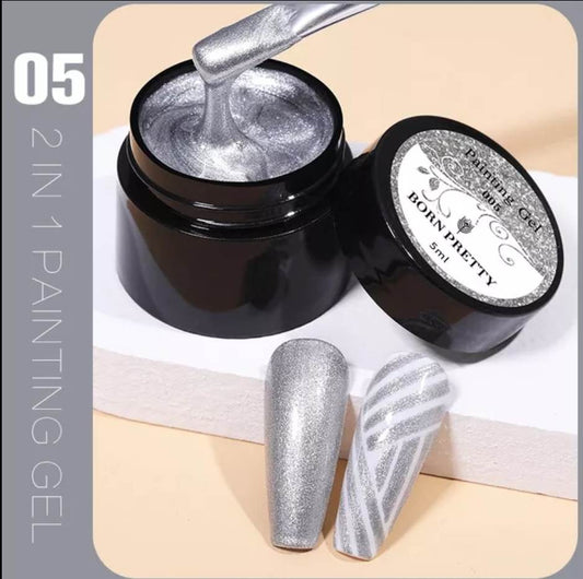 Silver Nail Paint 