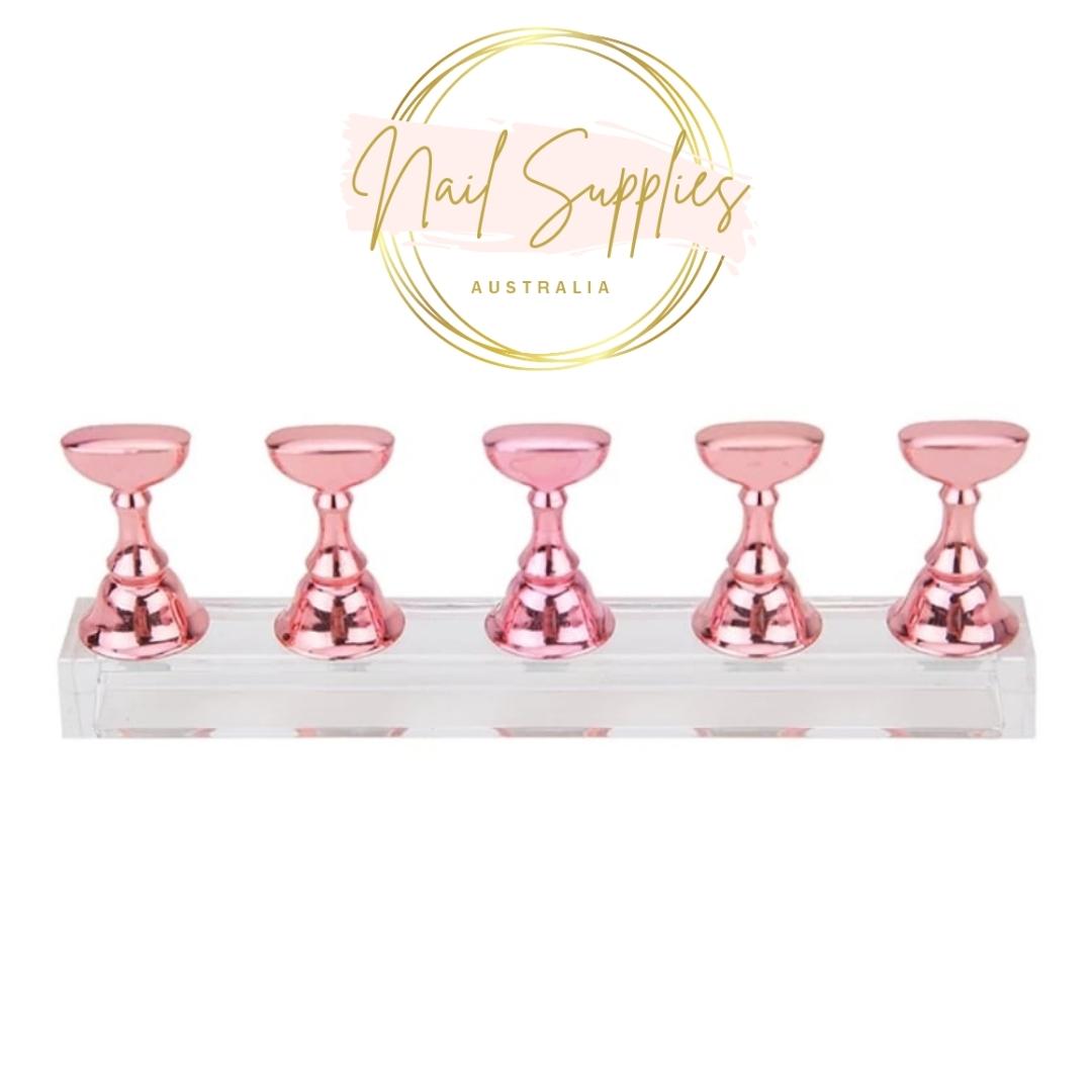 rose gold nail tip stand 